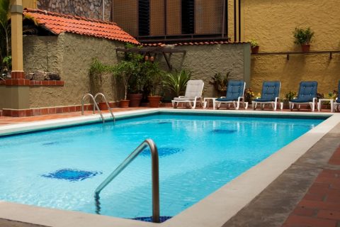 Kapok Hotel Pool in Trinidad