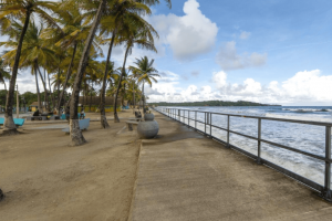 Manzanilla Boardwalk in Trinidad Manzanilla Boardwalk in Trinidad