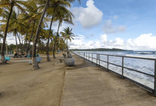 Manzanilla Boardwalk in Trinidad