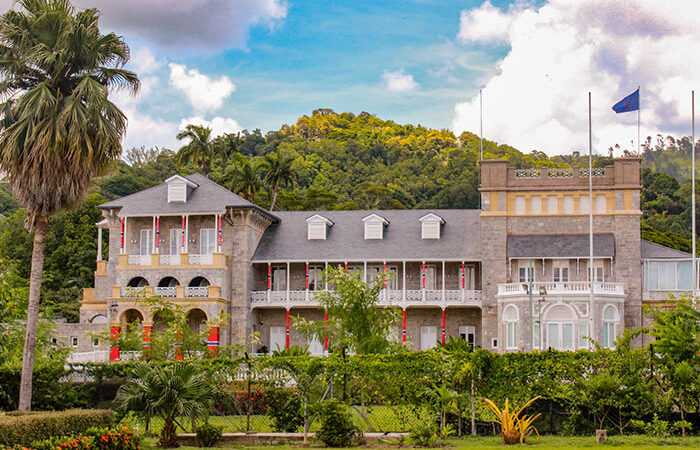 The President's House in Port of Spain Trinidad The President's House in Port of Spain Trinidad