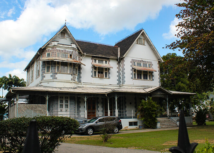 Visit Hayes Court - the Magnificent Seven in Port of Spain Trinidad