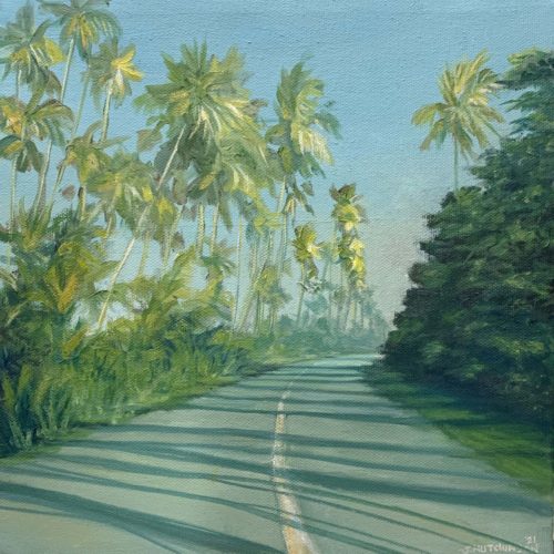 Manzanilla Drive oil on canvas painting by Shannon Hutchinson Manzanilla Drive oil on canvas painting by Shannon Hutchinson