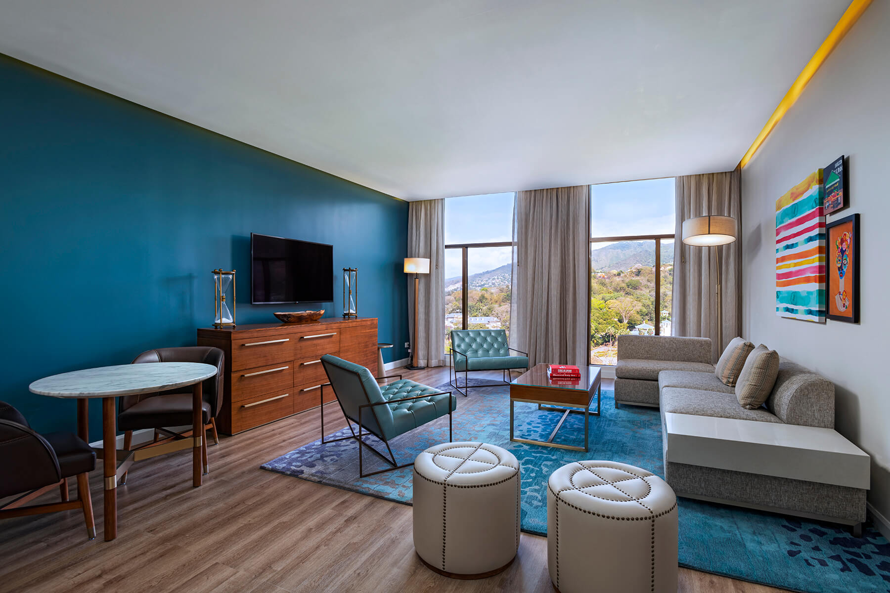 Living Room Suite at The BRIX Autograph Collection - Hotel in Port of Spain, Trinidad