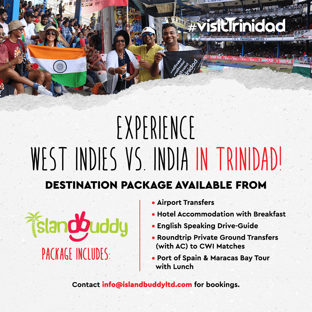 West Indies vs India Package to visit Trinidad in July & August 2023 - Island Buddy