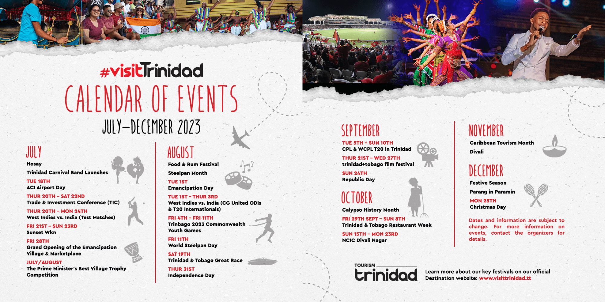 #visitTrinidad - Calendar of Events 2023 - Things to Do in Trinidad (1)