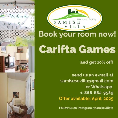 Samise Villa Special for Carifta in Trinidad Samise Villa Special for Carifta in Trinidad